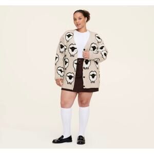 Target x Woolrich Women’s Sheep Print Relaxed Cardigan – Size 2x